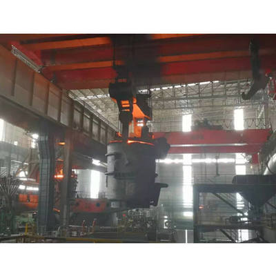 50 Ton Ladle Refining Furnace with Automatic Control Argon Blowing System and Frequency Control Ladle Car for Steel Making Manufacture